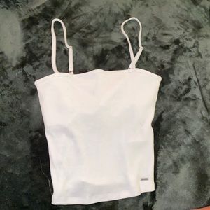 White Hollister Crop top